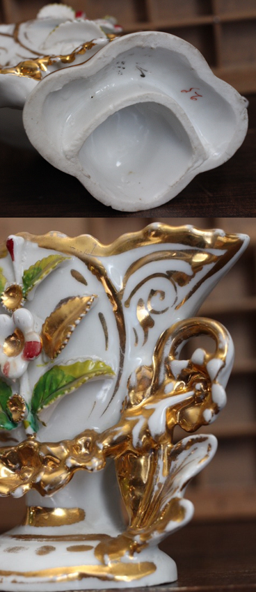 フランスアンティーク雑貨 VASE DE MARIEE 結婚祝いの花瓶