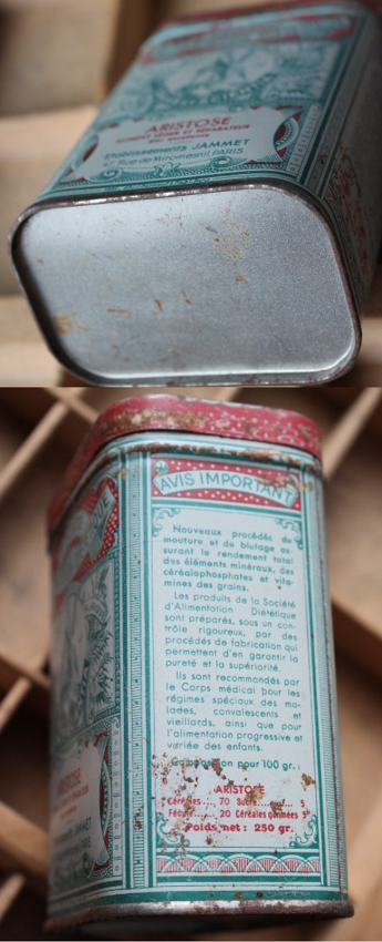 メーカー 一覧 フランスアンティーク雑貨 LEAVES ANTIQUE - ARISTOSE TIN缶 その他