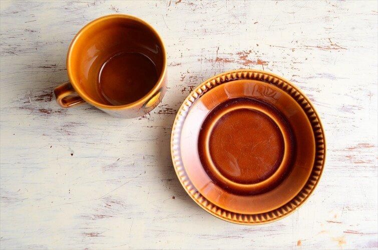 BOCH ボッホ カップ&ソーサー ヴィンテージ飴色