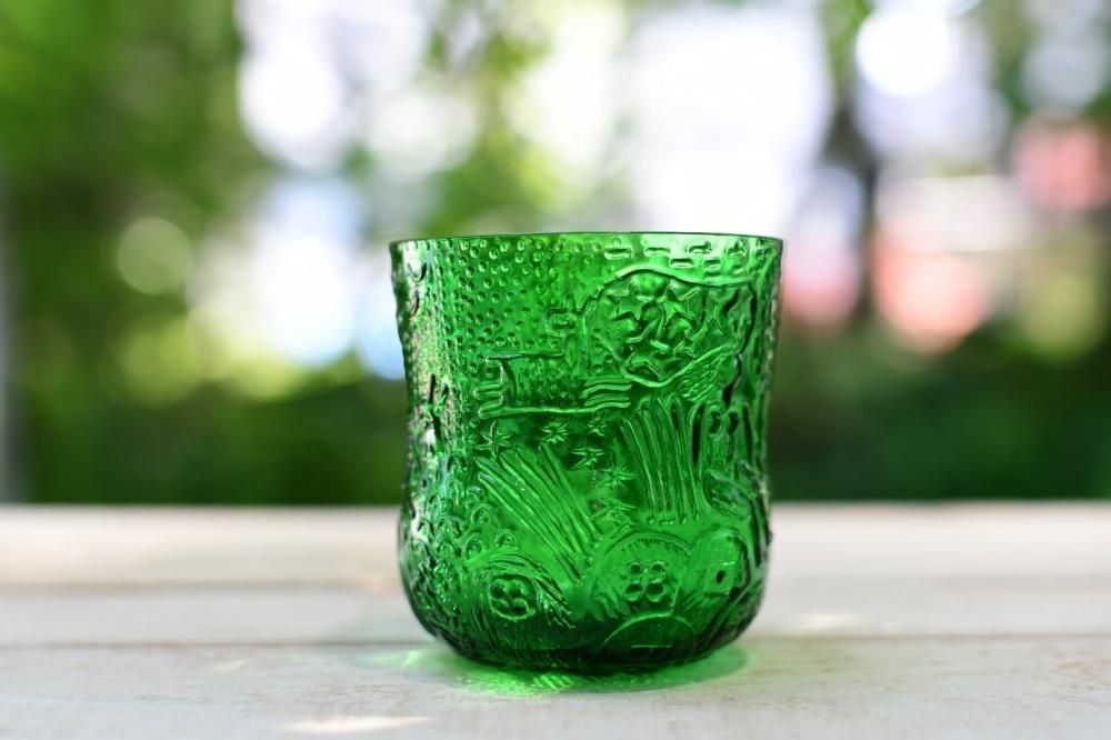 ヴィンテージ ヌータヤルヴィ アラビア ファウナ グリーン