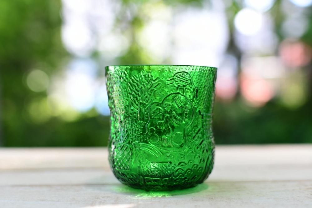 ヴィンテージ ヌータヤルヴィ アラビア ファウナ グリーン