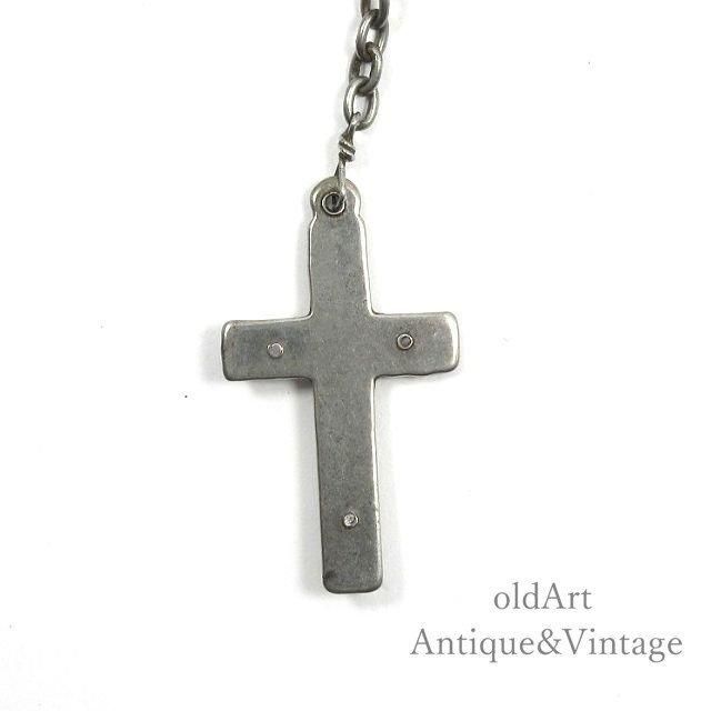 USAヴィンテージ 聖母マリア クロスメダイネックレス