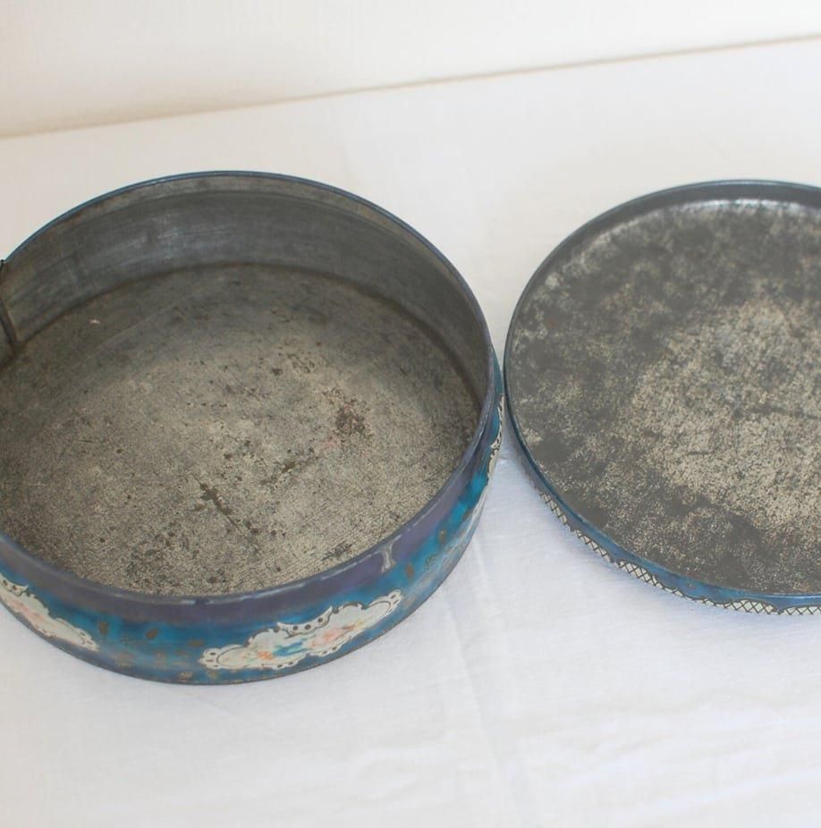 アンティークのTIN缶 C.W.S ビスケットの缶 イギリス - ANTIQUE