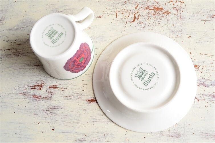 ARABIA アラビア illusia コーヒーカップ&ソーサー 北欧食器 ARABIA アラビア illusia コーヒーカップ&ソーサー 北欧食器