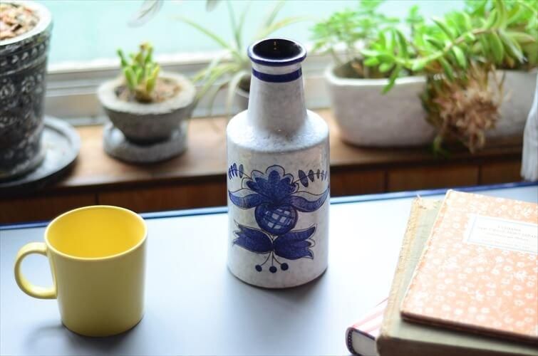 東ドイツ製 VEB Haldensleben 陶器の花瓶 Fat Lava 花器 東ドイツ製 VEB Haldensleben 陶器の花瓶 Fat Lava 花器