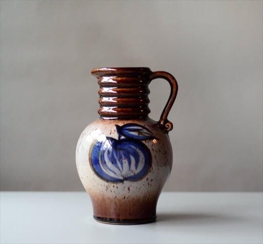 西ドイツ製 ヴィンテージ Scheurich窯 陶器の花瓶 Fat Lava 花器 西ドイツ製 ヴィンテージ Scheurich窯 陶器の花瓶 Fat Lava 花器