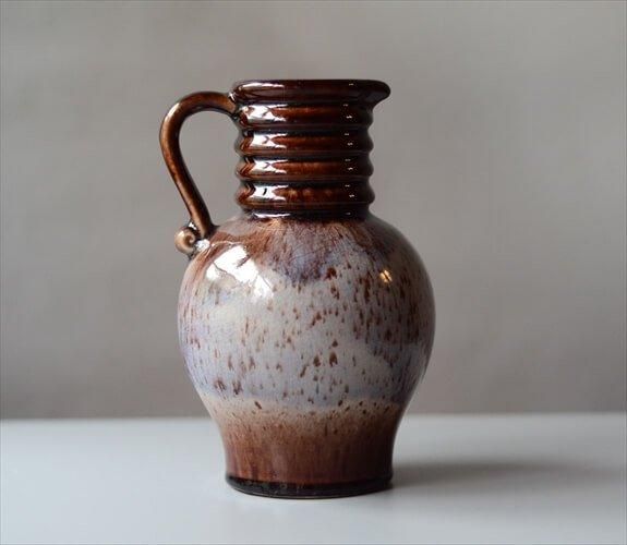 西ドイツ製 ヴィンテージ Scheurich窯 陶器の花瓶 Fat Lava 花器 西ドイツ製 ヴィンテージ Scheurich窯 陶器の花瓶 Fat Lava 花器