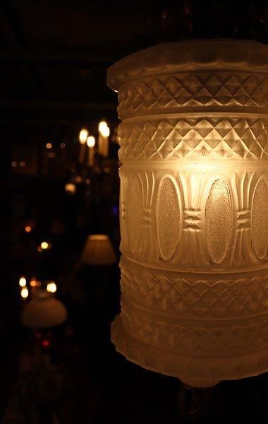 1960'sアールデコハンギングランプ｜アメリカ製ヴィンテージ照明・LED対応