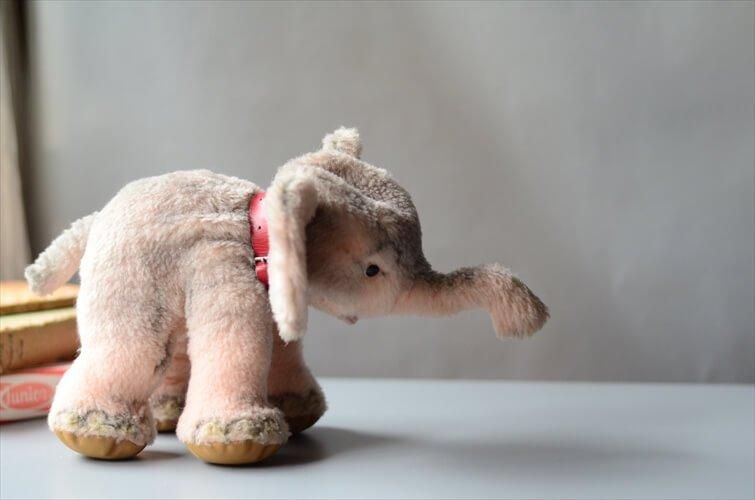 陶器 動物 ゾウ 置物 イタリア製 エレファント