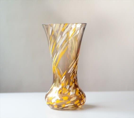 ロイヤルヴィエナコバルト金彩手描人物フラワーベース東Y7-0122⑧トコオ