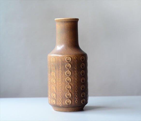 西ドイツ製 ヴィンテージ Scheurich窯 陶器の花瓶 Fat Lava 花器
