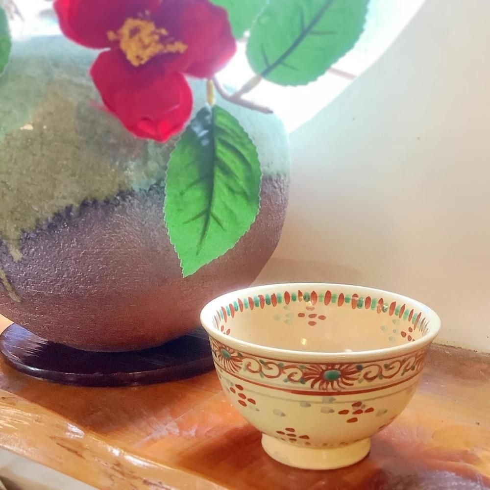 抹茶茶碗 寿 - ANTIQUE LEAVES 抹茶茶碗 寿 - ANTIQUE LEAVES