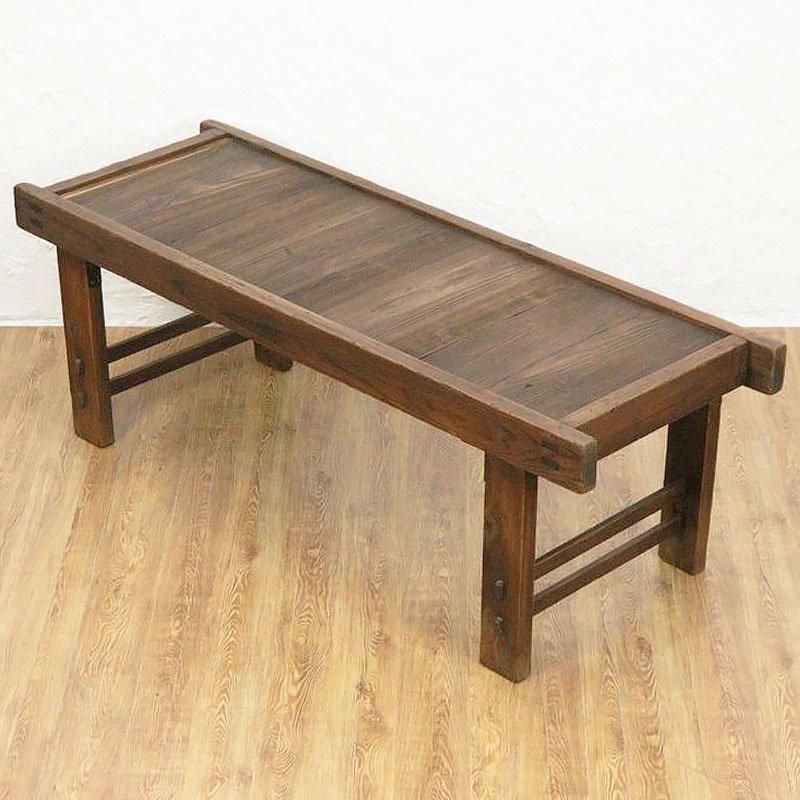 アンティーク 床几 ベンチチェア 大正時代 木製