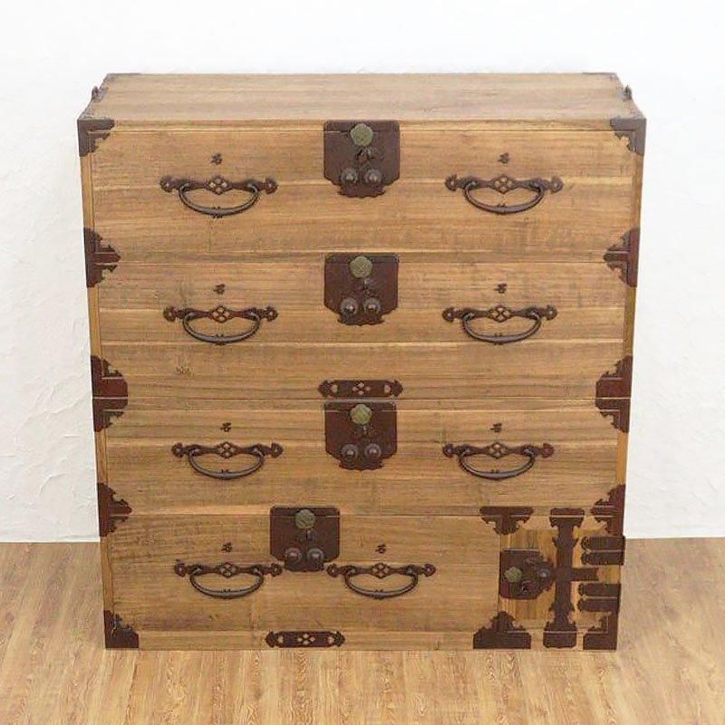 時代箪笥　重ね箪笥　和たんす　アンティーク　レトロ　古民家 時代タンス 箪笥 和家具 レトロ 古い 古道具 和室