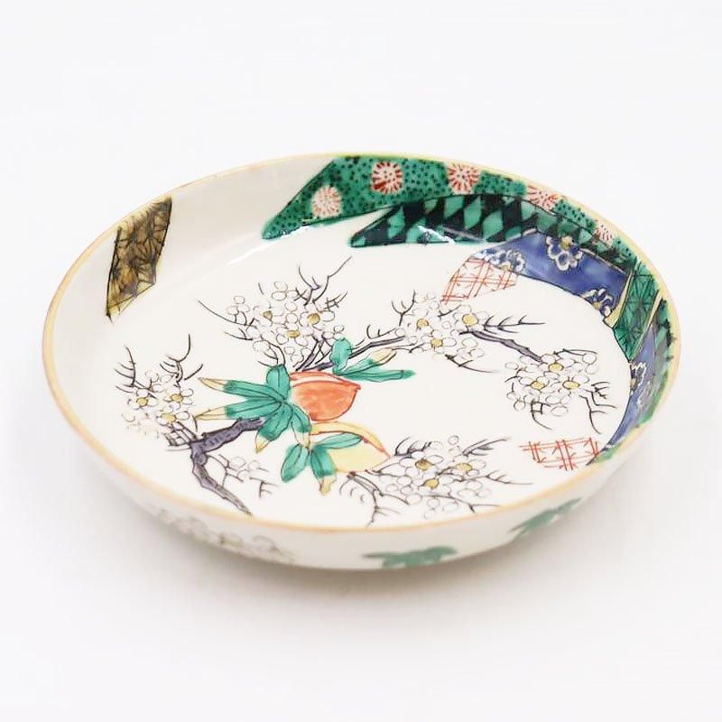 ☆彡逸品物器シリーズ☆　和食器　九谷焼　高台皿　手描き源氏物語 ☆彡逸品物器シリーズ☆ 和食器 九谷焼 高台皿 手描き源氏物語