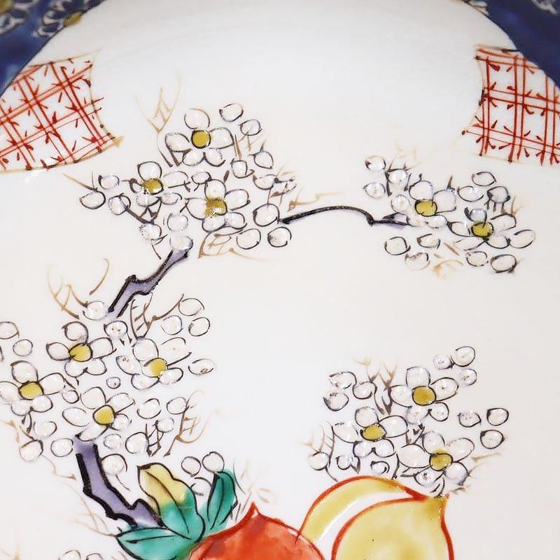 九谷焼 手描き 通りもん 上品 美しい なます皿 生酢皿 深皿 深向 九谷焼 手描き 通りもん 上品 美しい なます皿 生酢皿 深皿 深向