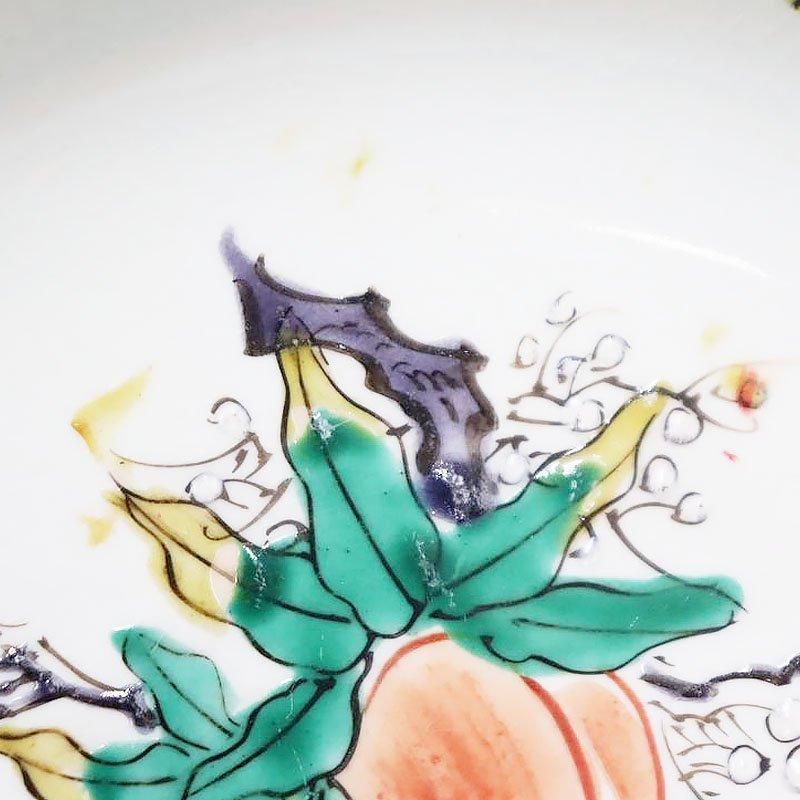 九谷焼 手描き 通りもん 上品 美しい なます皿 生酢皿 深皿 深向 九谷焼 手描き 通りもん 上品 美しい なます皿 生酢皿 深皿 深向