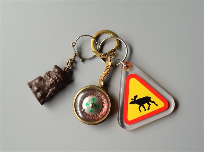 衼åѤ ơۥ 3ĥå ɥ ե ꥫʤɤ Vintage keychain ƥ_240313 ig3834_2