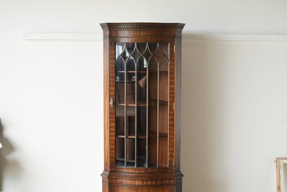 英国 べヴァン・ファンネル社 アンティーク コーナーキャビネット iso※ 英国アンティーク家具 | コーナーキャビネット - 【通販】英国