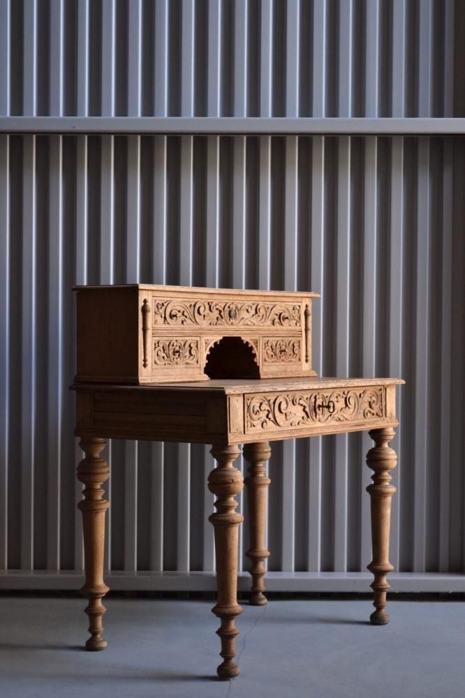 Carved writing desk