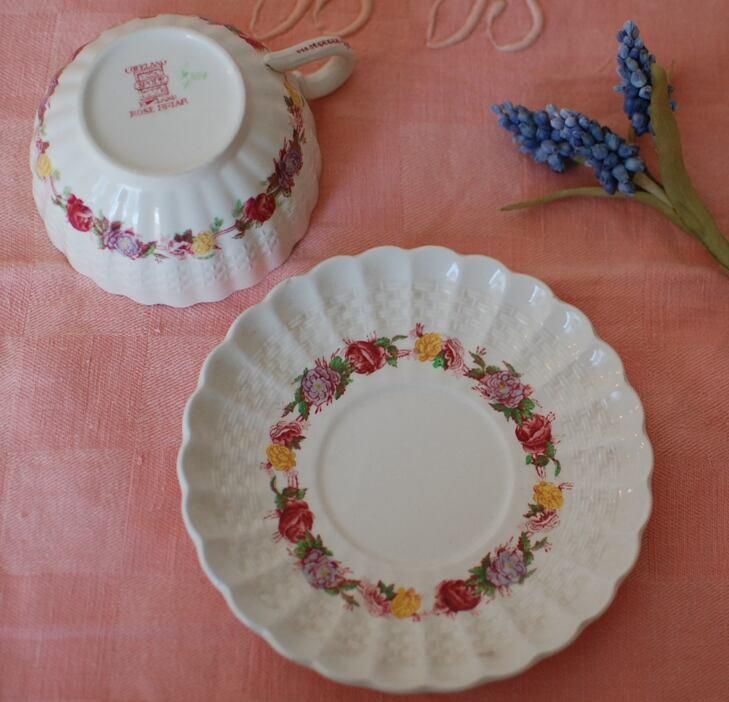 SPODE スポード アンティーク カップ&ソーサー ローズブレア SPODE スポード アンティーク カップ&ソーサー ローズブレア