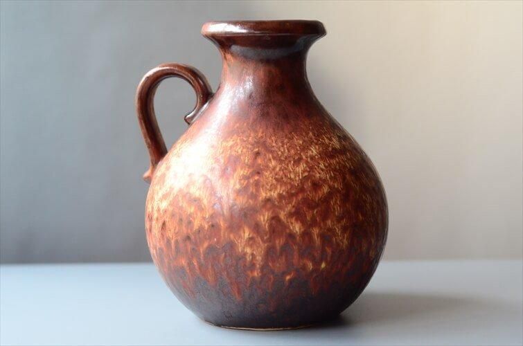 西ドイツ製 ヴィンテージ Scheurich窯 陶器の花瓶 Fat Lava 花器 西ドイツ製 ヴィンテージ Scheurich窯 陶器の花瓶 Fat Lava 花器