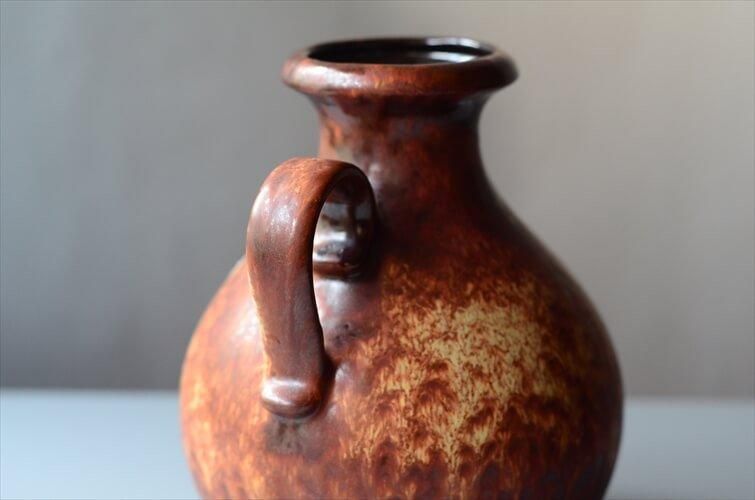 西ドイツ製 ヴィンテージ Scheurich窯 陶器の花瓶 Fat Lava 花器 西ドイツ製 ヴィンテージ Scheurich窯 陶器の花瓶 Fat Lava 花器