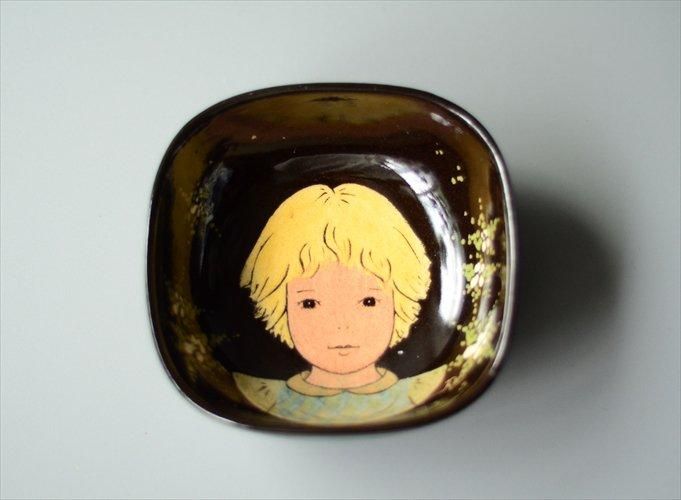 19世紀欧州ヴィンテージ絵皿 】『少女』 厚肉32cm N0905D