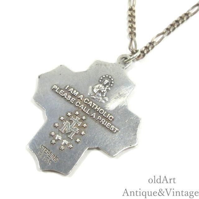 BLISS社 ヴィンテージ キリストマリア ペンダントネックレス