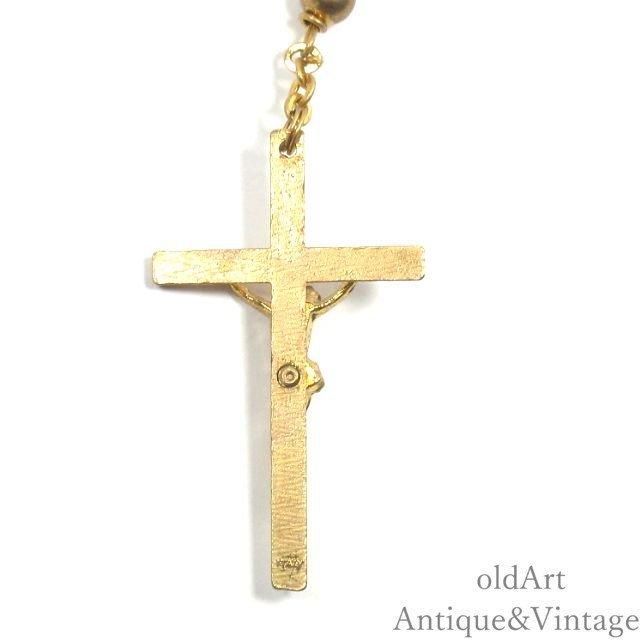 イタリア製ヴィンテージ ゴールドロザリオネックレス