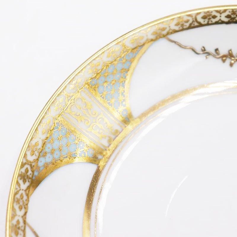 オールドノリタケ　アンティーク　テーブルセット　カップソーサープレート ノリタケ オールドノリタケ 金彩 コーヒーカップ＆ソーサー