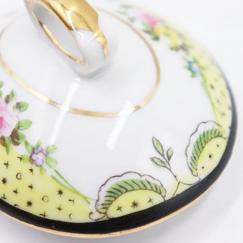 オールドノリタケ NORITAKE 輸出用 シュガーポット イエロー オールドノリタケ NORITAKE 輸出用 シュガーポット イエロー