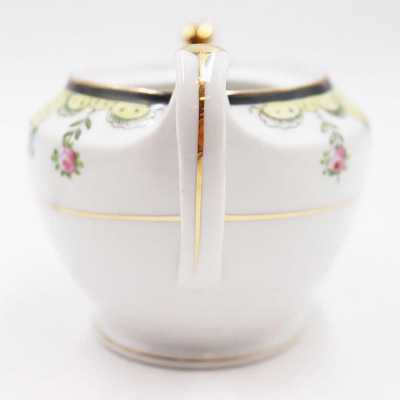 オールドノリタケ NORITAKE 輸出用 シュガーポット イエロー オールドノリタケ NORITAKE 輸出用 シュガーポット イエロー