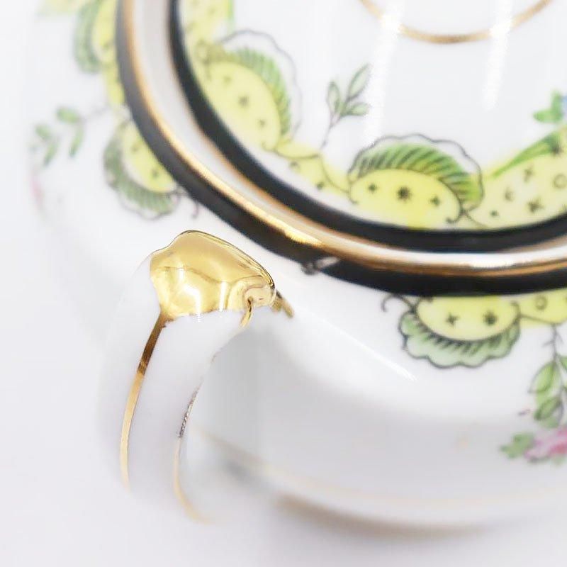 オールドノリタケ NORITAKE 輸出用 シュガーポット イエロー オールドノリタケ NORITAKE 輸出用 シュガーポット イエロー