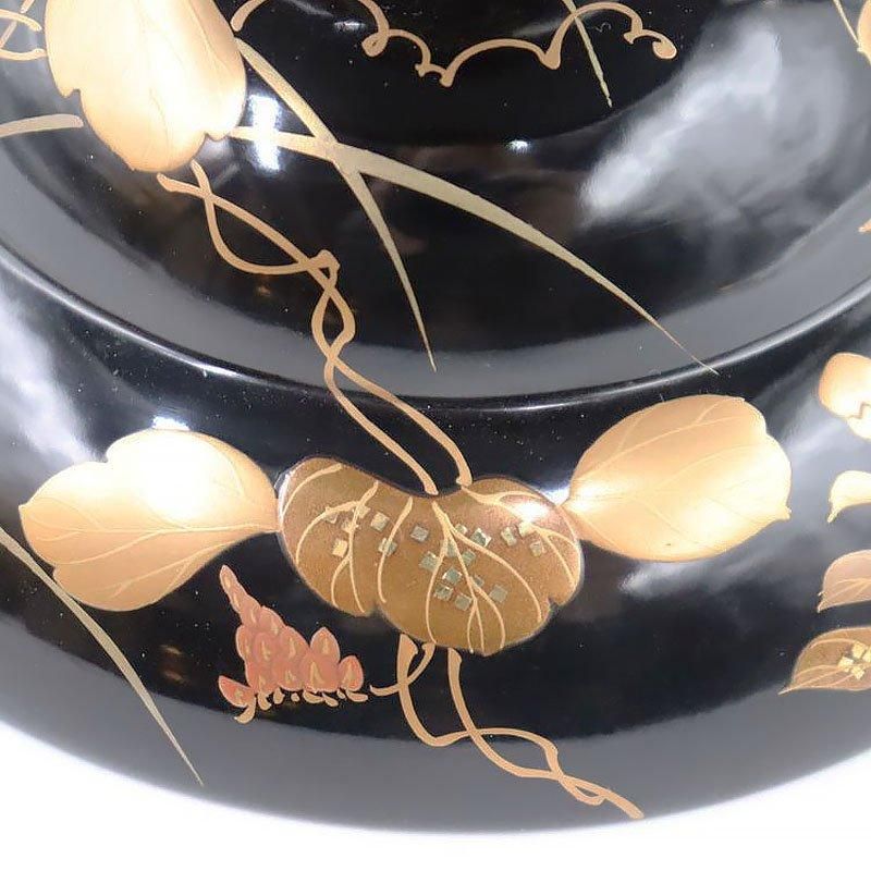 アンティーク　金彩　花瓶　高１８０ｍｍ　骨董品 漆塗り 高杯 金彩 金蒔絵 日本の美 和骨董 アンティーク 大正