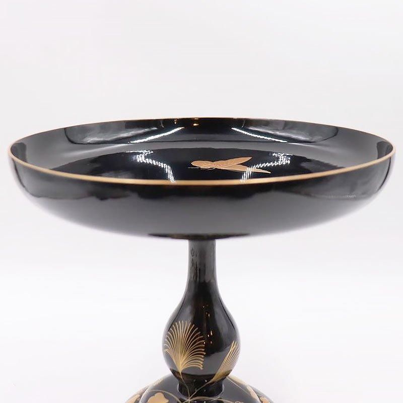 漆塗り 高杯 金彩 金蒔絵 日本の美 和骨董 アンティーク 大正 漆塗り 高杯 金彩 金蒔絵 日本の美 和骨董 アンティーク 大正