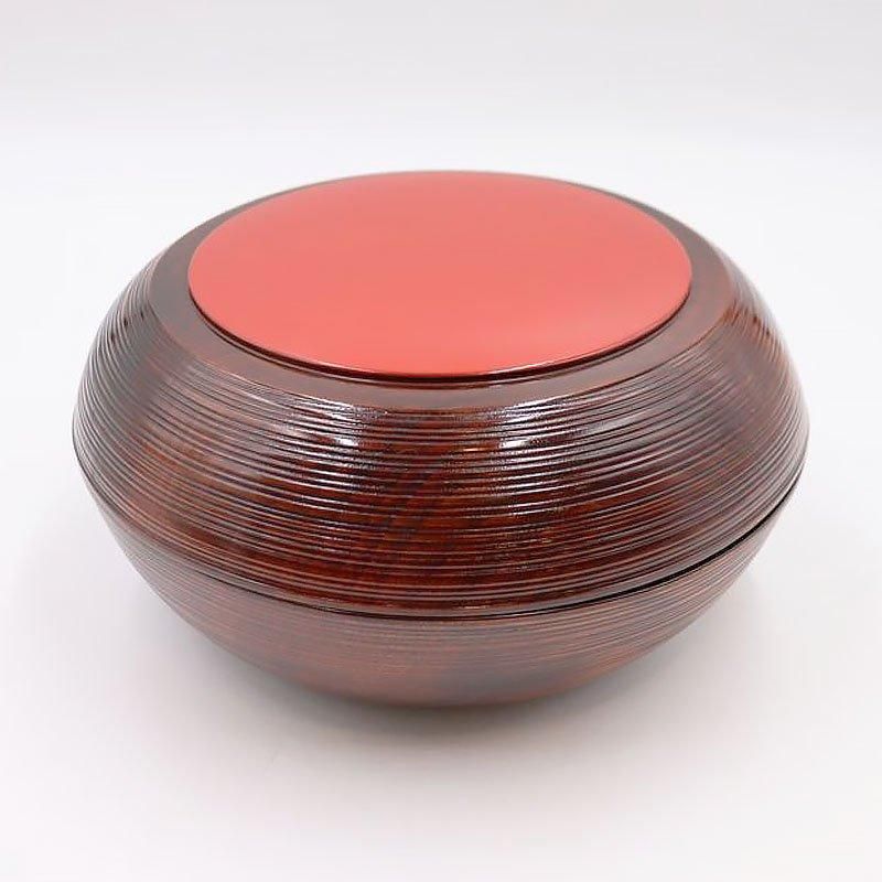 漆塗り 内黒塗り 菓子器 蓋付き鉢 木製 日本製 日本の道具 和 漆塗り 内黒塗り 菓子器 蓋付き鉢 木製 日本製 日本の道具 和