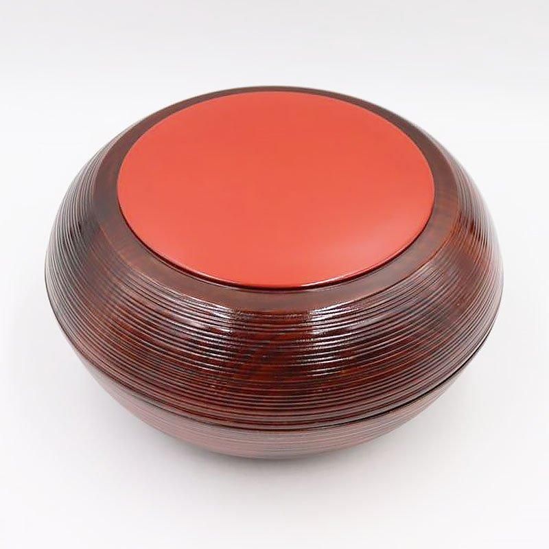 漆塗り 内黒塗り 菓子器 蓋付き鉢 木製 日本製 日本の道具 和 漆塗り 内黒塗り 菓子器 蓋付き鉢 木製 日本製 日本の道具 和