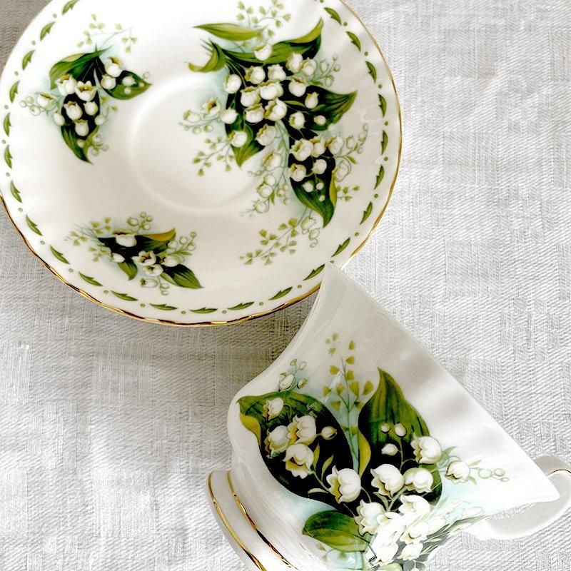 ロイヤルアルバート 5月のすずらん カップ&ソーサー