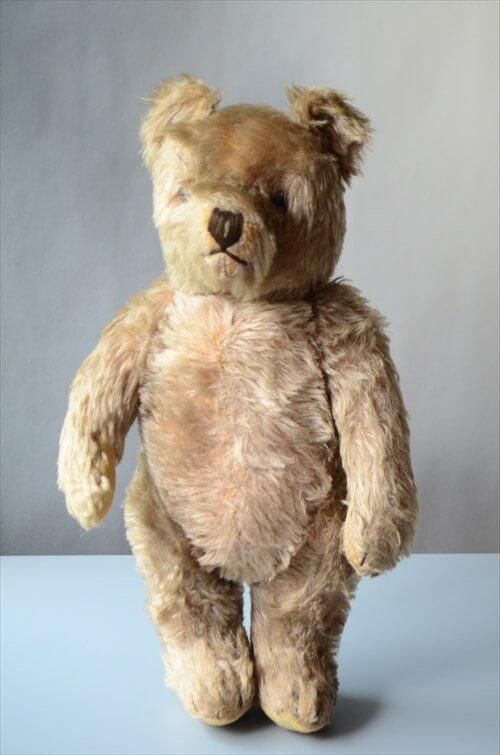 ドイツから ヴィンテージ テディベア Teddy Bear 全高37cm 手足 ドイツから ヴィンテージ テディベア Teddy Bear 全高37cm 手足