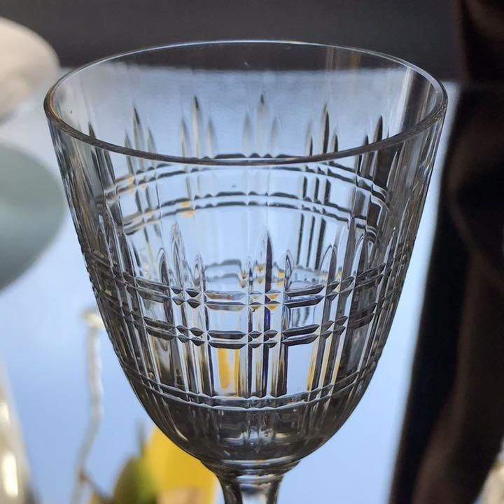 Baccarat - 美しいオールドバカラBACCARATカヴールCavourクリスタルワイングラス♡ 希少なオールドバカラ製クリスタルワイングラスカヴール