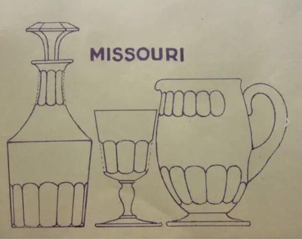 レア素敵なオールドバカラBACCARATミズーリMISSOURIピッチャー レア素敵なオールドバカラBACCARATミズーリMISSOURIピッチャー