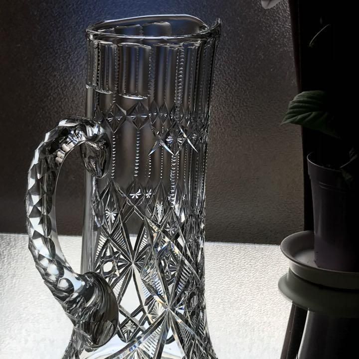 アンティーク オールドバカラ Fantaisie 大型水差し