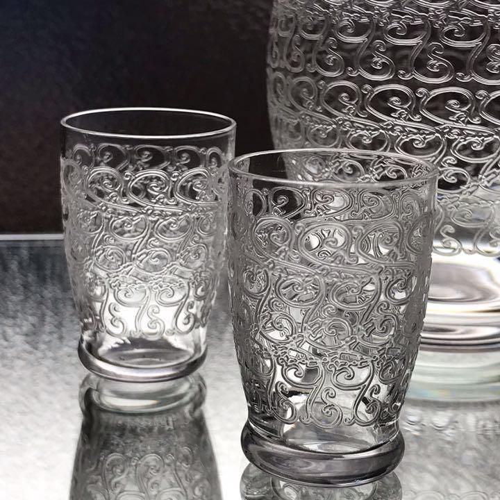 オールドバカラBACCARATグヴュgouvieuxカラフェとショットグラス オールドバカラBACCARATグヴュgouvieuxカラフェとショットグラス