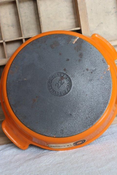 フランス ビンテージ LE CREUSET ホーロー鋳物 ルクルーゼの