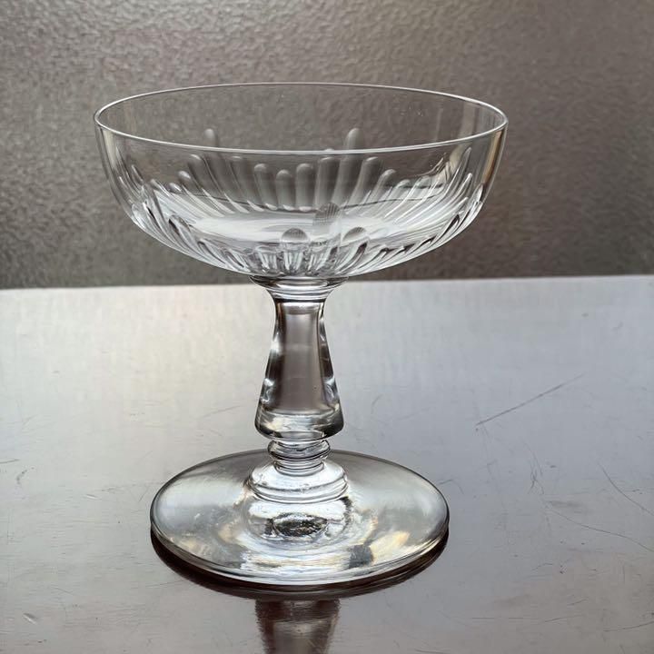 オールドバカラ　Baccarat　ローハン　シャンパンクープ　グラス Amazon.co.jp: 極オールドバカラBACCARAT金赤リシュリュー