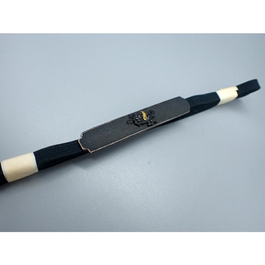 アンティーク 獅子 帯留め 二分紐用 金工師