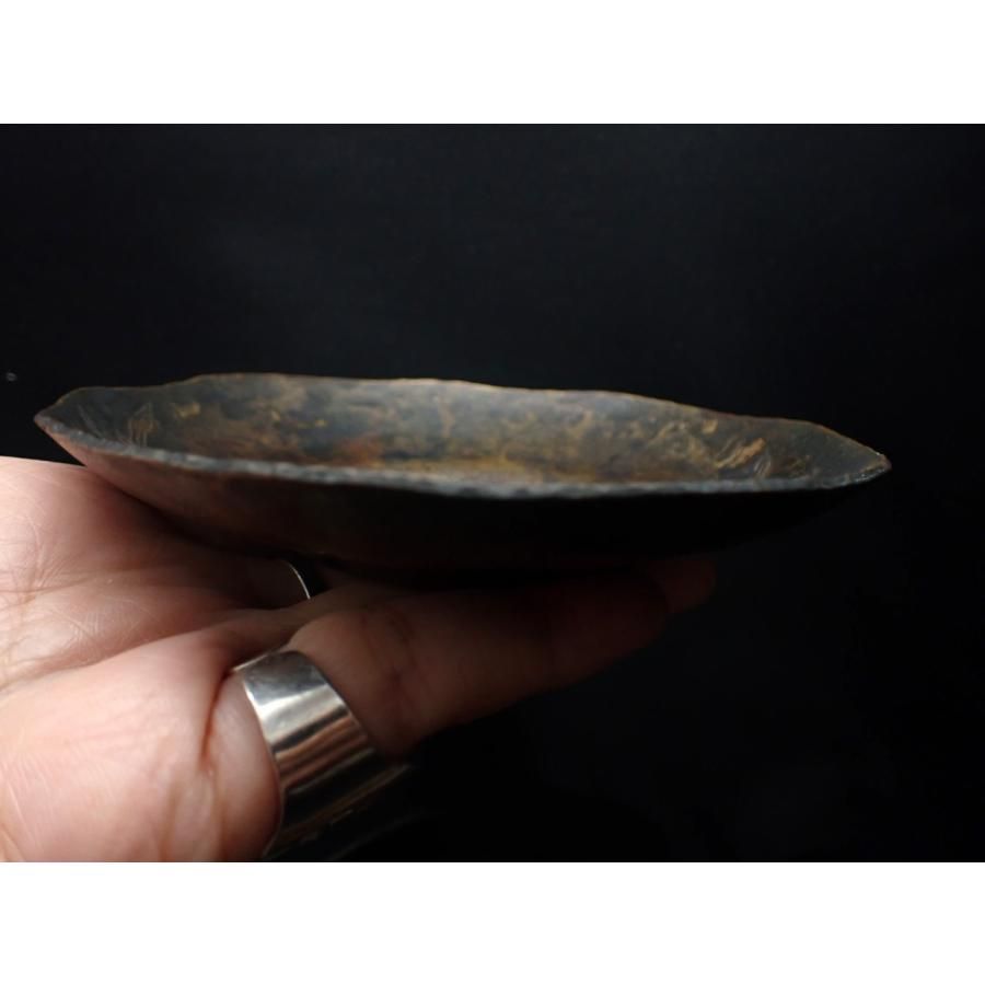 玉川堂 赤銅 変わり図茶托 茶道具 時代 古玩 煎茶道 - ANTIQUE