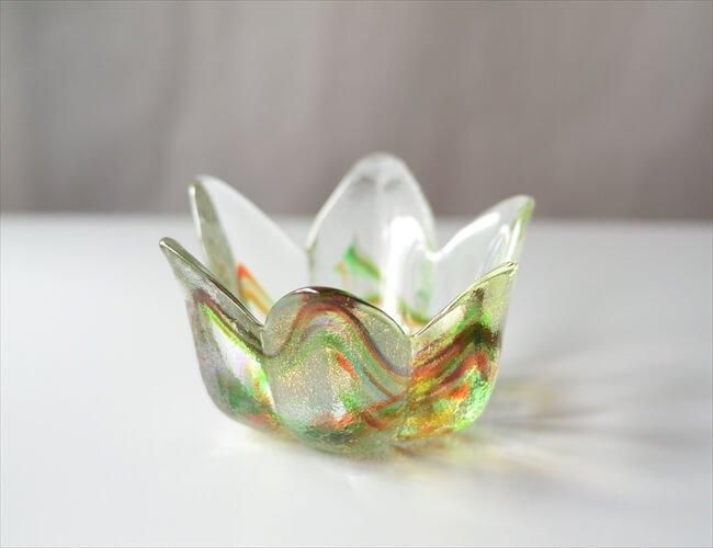 スウェーデン製 FM KONSTGLAS ガラスボウル
