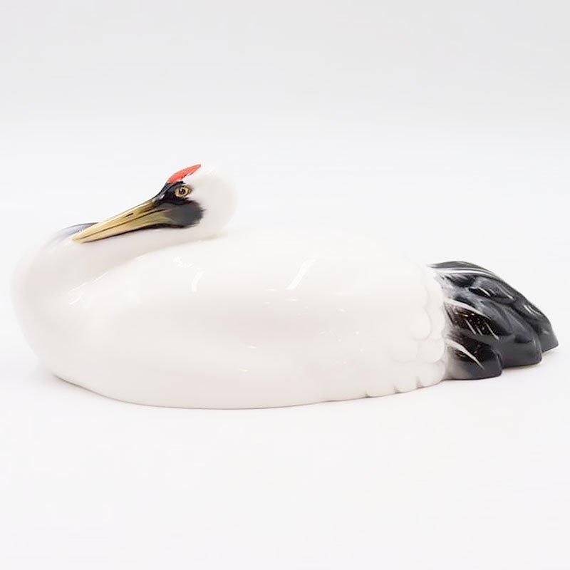 ノリタケボーンチャイナ タンチョウ 丹頂鶴 鳥 日本 置物 ノリタケボーンチャイナ タンチョウ 丹頂鶴 鳥 日本 置物